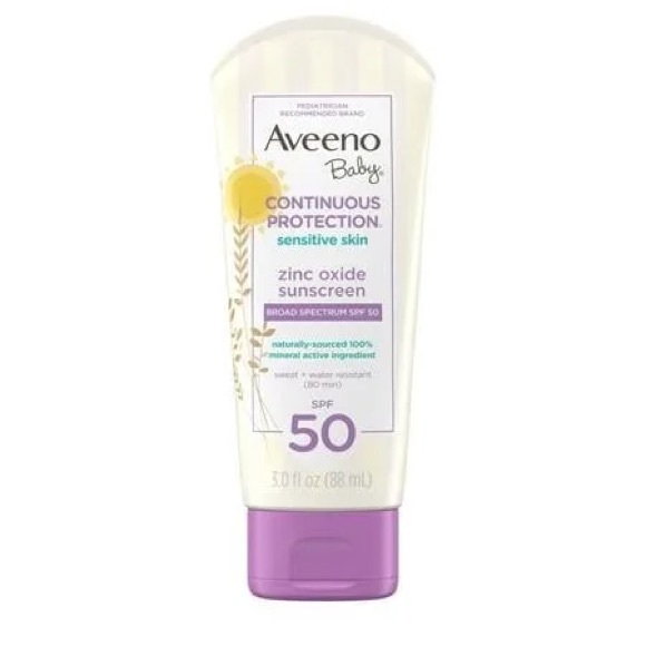 New: Aveeno Baby Continuous Protection Sunscreen SPF 50! - Picture 1 of 1